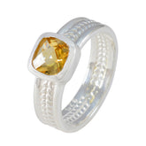 Paula Rope-Wire Yellow Solitaire Band